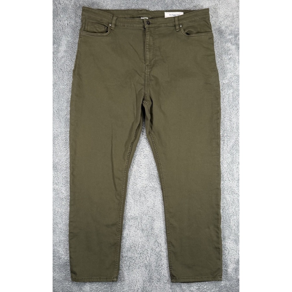 The‎ Perfect Jean NYC Denkhaki Jeans 42/30 Slim Fit Olive Green Stretch Denim